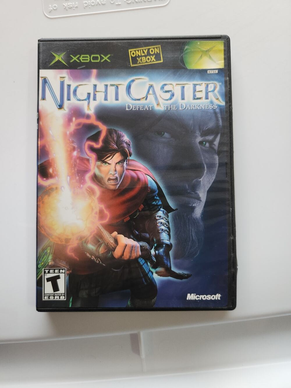NightCaster Defeat the Darkness Original Xbox Video Game Magic Action CIB Tested